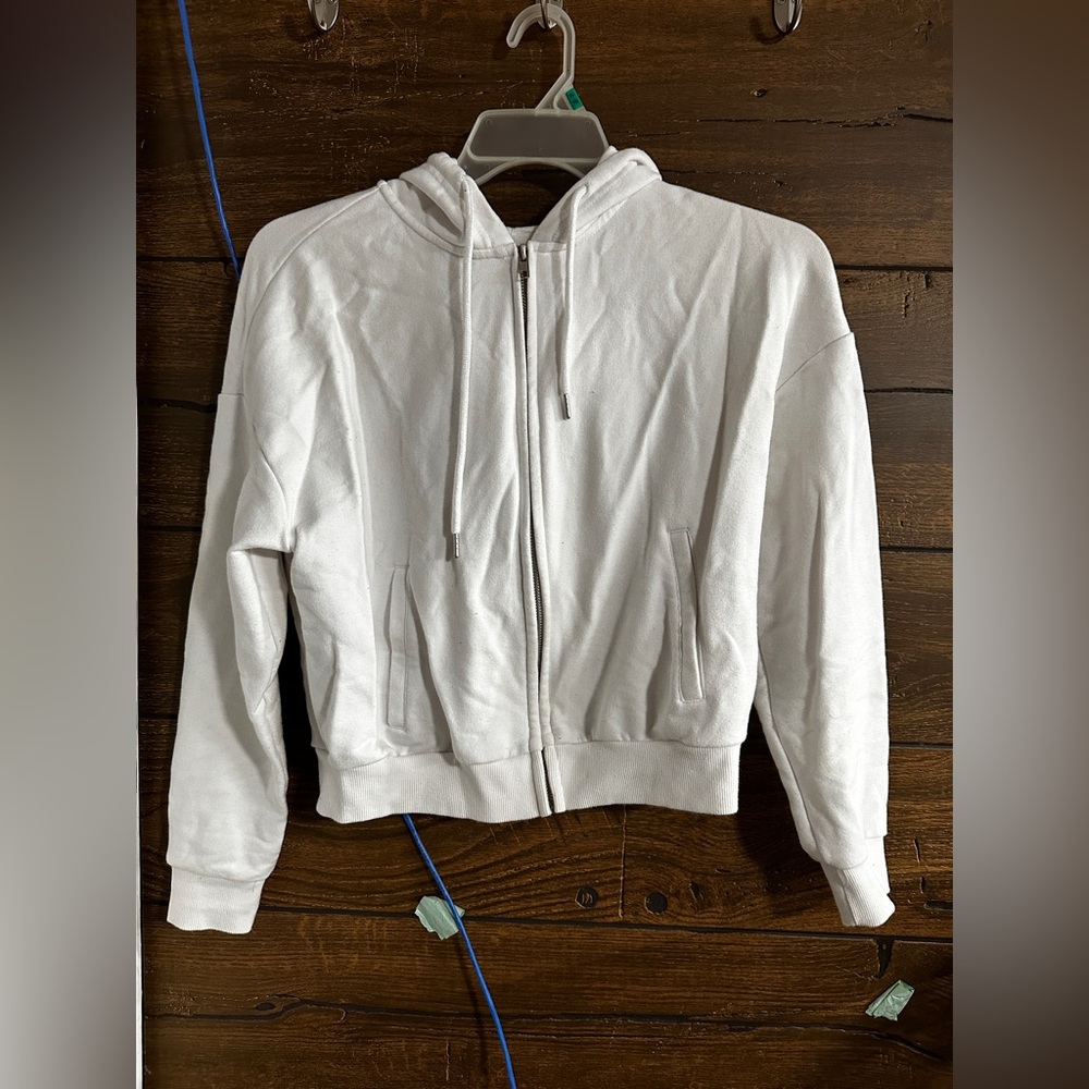 Garage cropped zip up hoodie *sale* (read description)